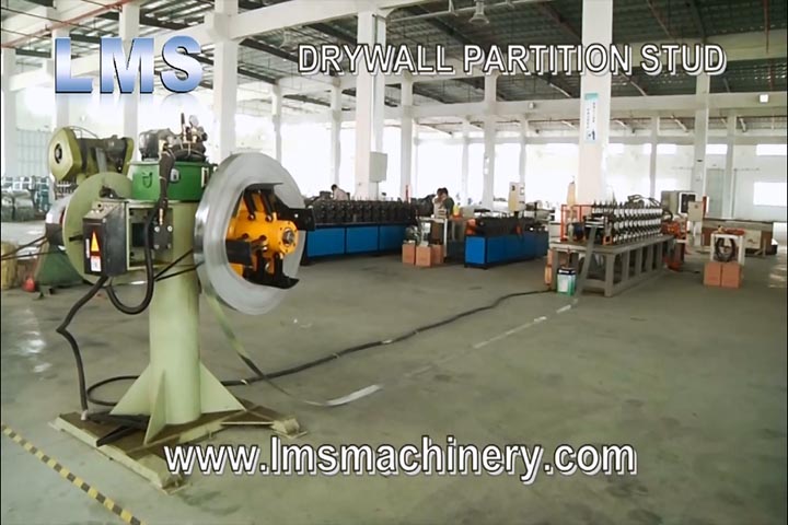 LMS DRYWALL PARTITION STUD HIGH SPEED ROLL FORMING